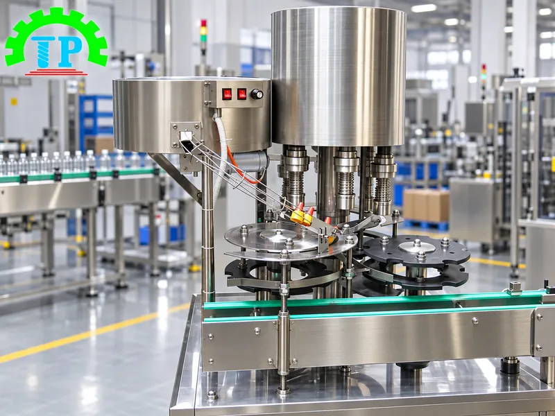Xưởng chế tạo và lắp ráp chi phí máy đóng nắp chai tự động Thành Phát