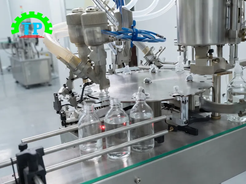  Bảng th&ocirc;ng số kỹ thuật d&acirc;y chuyền đ&oacute;ng chai nước muối sinh l&yacute;