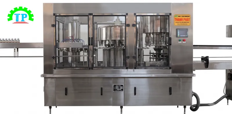 Hệ thống vệ sinh CIP trên máy chiết rót tự động