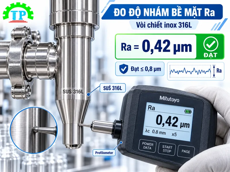 máy chiết rót đạt tiêu chuẩn inox 316 máy chiết rót