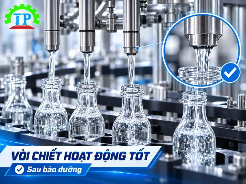 Quy trình 5 bước kỹ thuật bảo trì dự phòng giúp tối ưu chi phí bảo dưỡng máy chiết rót.