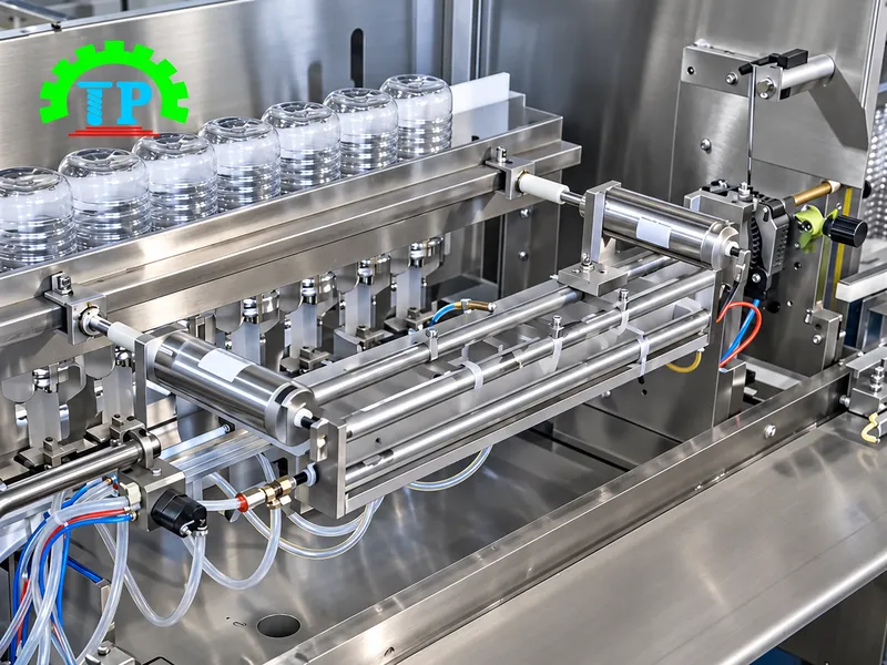 Máy rửa chai kiểm định cụm vòi phun inox 